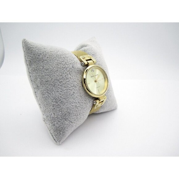 Women's Anne Klein Diamond Quartz WR Analog 27mm Dial Causal Round Watch (E647) - Picture 6 of 11